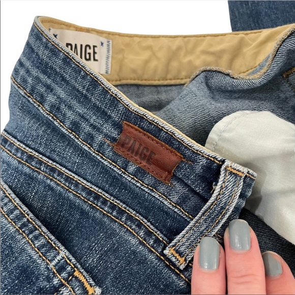 Paige Cropped Jeans Size 28 6 - Picture 6 of 6